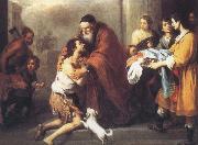 Bartolome Esteban Murillo Prodigal Son oil